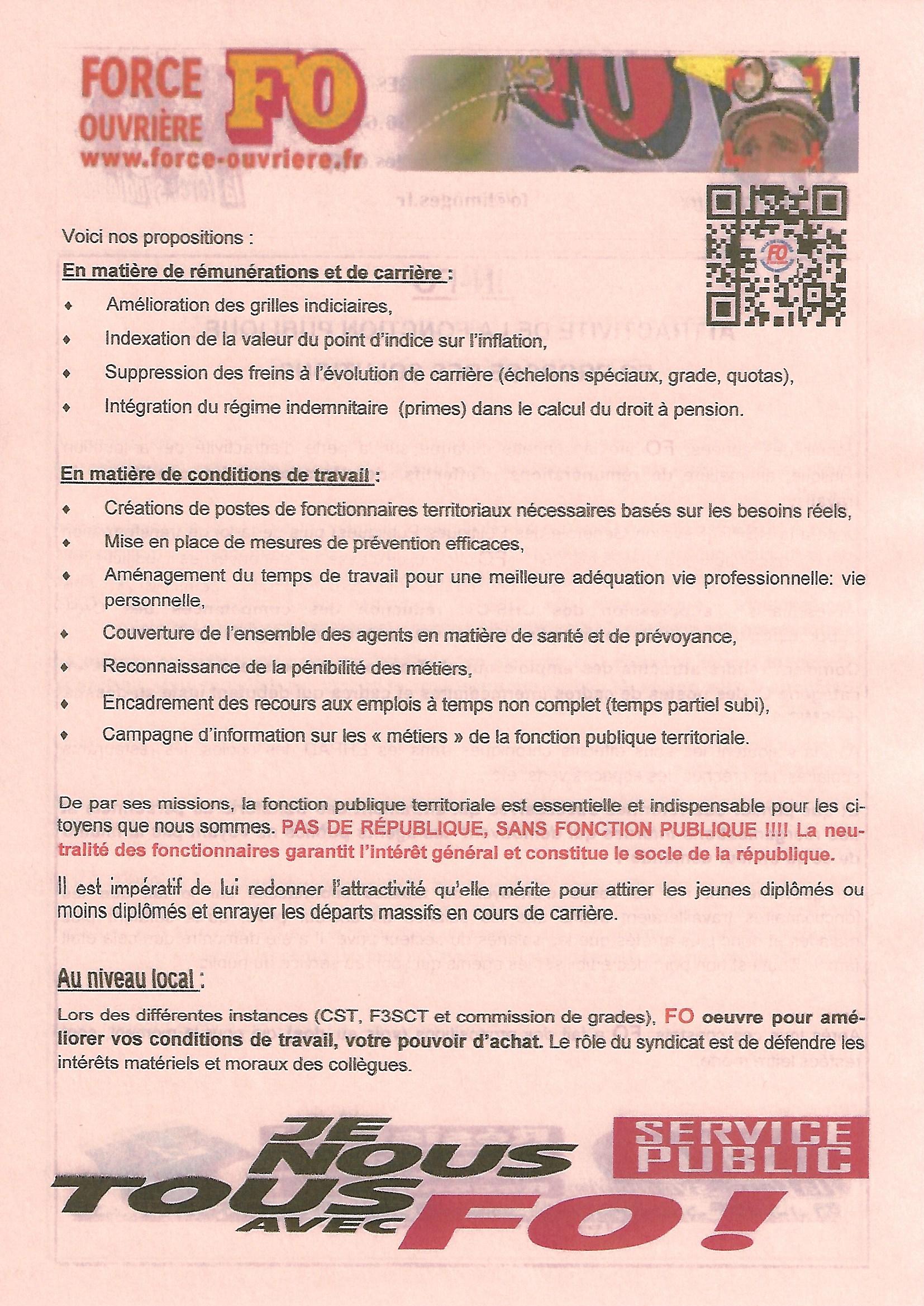 Attractivité de FP 02