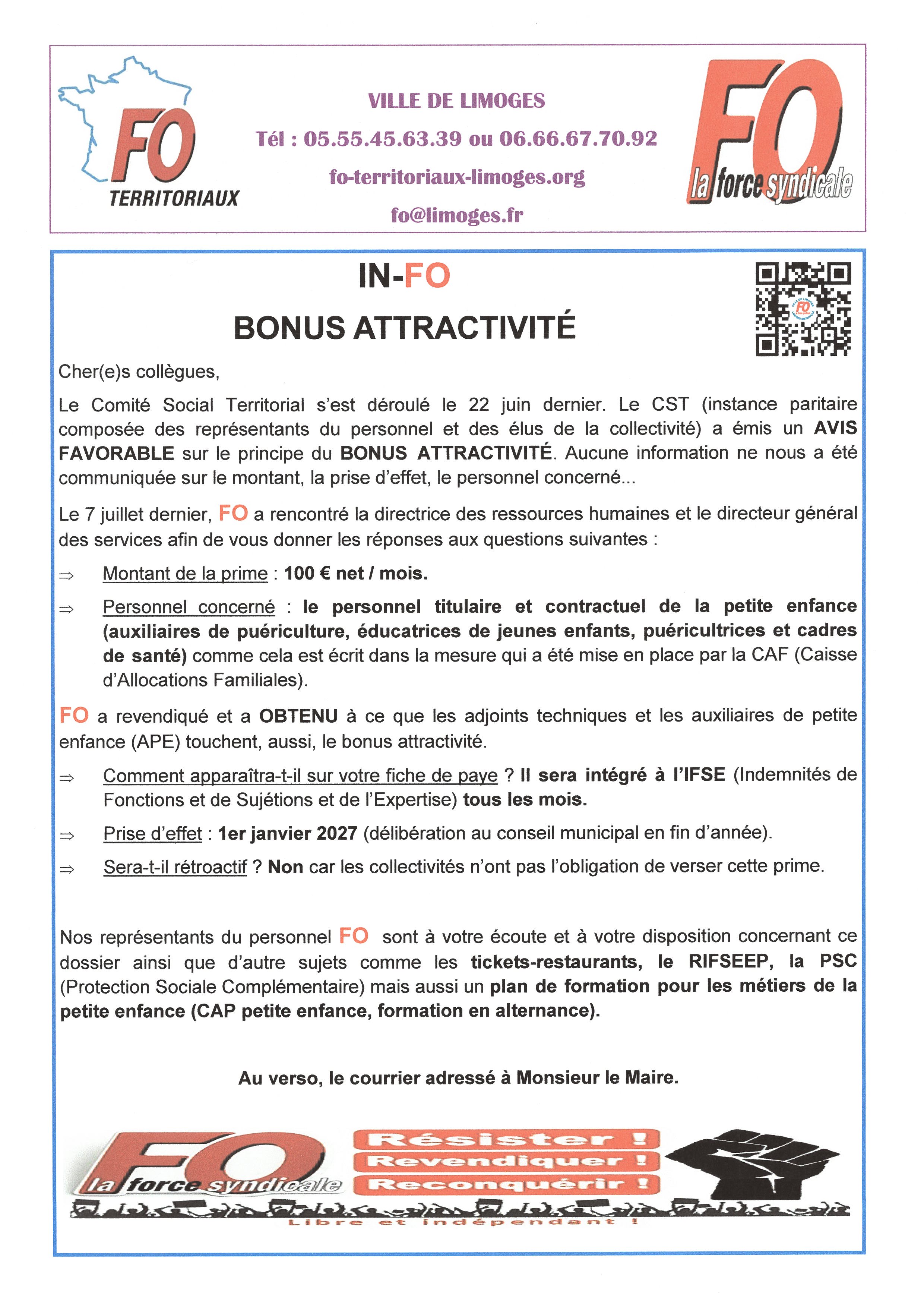 Bonus attractivité 1