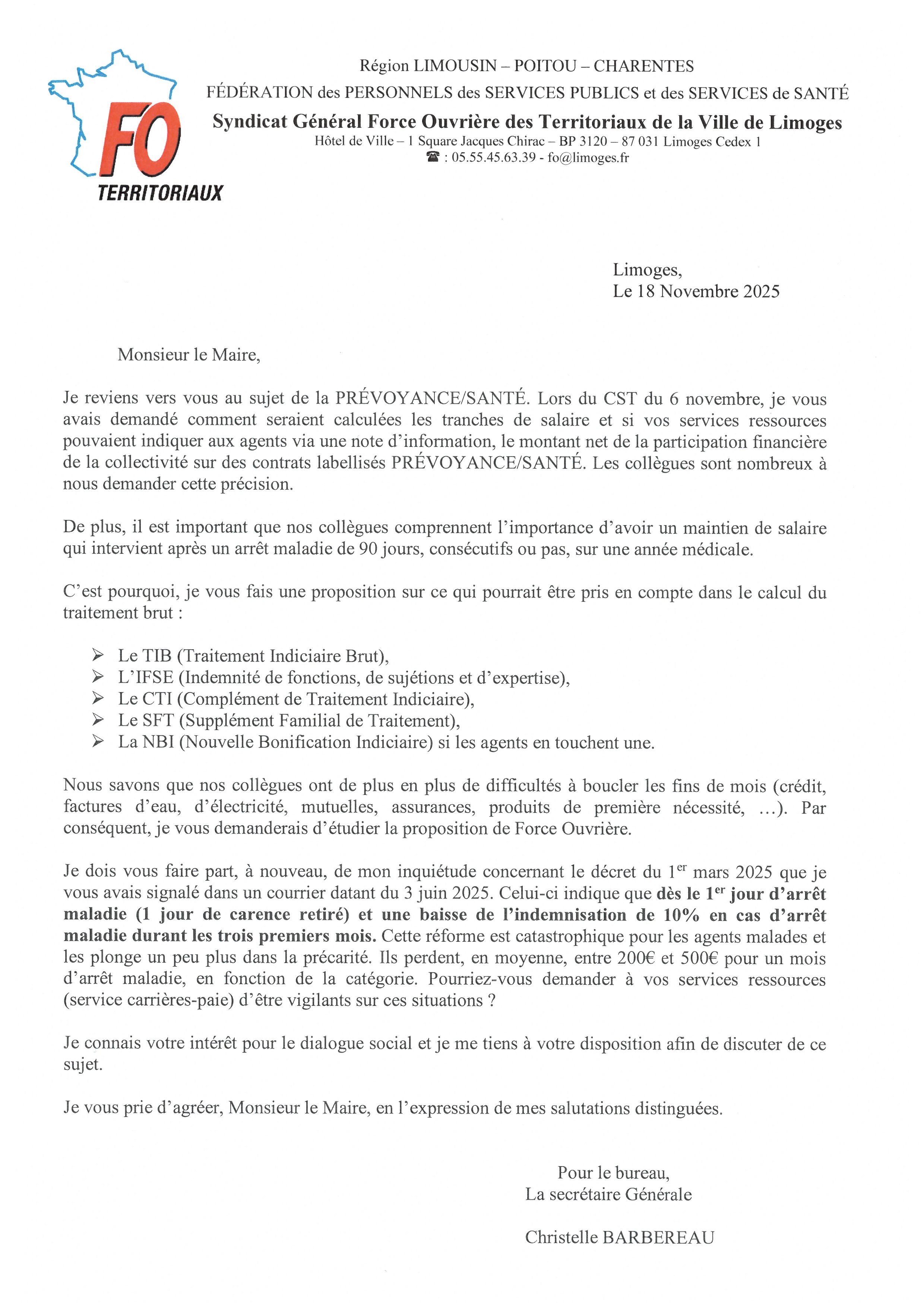 Tranches salaires PSC